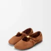 Pebble Soft Ballerinas aus Ziegenveloursleder