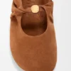 Pebble Soft Ballerinas aus Ziegenveloursleder