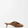 Pebble Soft Pantolette aus Nappa-Lammleder