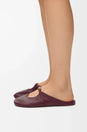 Pebble Soft Pantolette aus Nappa-Lammleder