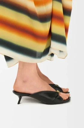 Pebble Soft-Pantolette aus Nappa-Lammleder