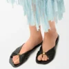 Pebble Soft-Pantolette aus Nappa-Lammleder