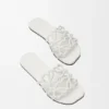 Petal Anagram-Pantolette aus Kalbsleder Petal Anagram-Pantolette aus Kalbsleder
