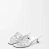 Petal Anagram-Pantolette aus laminiertem Lammleder Petal Anagram-Pantolette aus laminiertem Lammleder