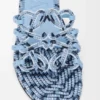 «Petal Anagram»-Slipper aus besticktem Canvas «Petal Anagram»-Slipper aus besticktem Canvas