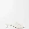 «Petal Anagram»-Slipper aus weichem Kalbsleder «Petal Anagram»-Slipper aus weichem Kalbsleder