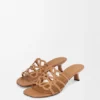 «Petal Anagram»-Slipper aus weichem Kalbsleder «Petal Anagram»-Slipper aus weichem Kalbsleder