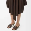 «Petal Anagram»-Slipper aus weichem Kalbsleder «Petal Anagram»-Slipper aus weichem Kalbsleder