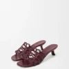 «Petal Anagram»-Slipper aus weichem Kalbsleder «Petal Anagram»-Slipper aus weichem Kalbsleder