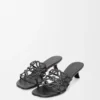 «Petal Anagram»-Slipper aus weichem Kalbsleder «Petal Anagram»-Slipper aus weichem Kalbsleder