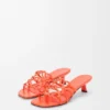 «Petal Anagram»-Slipper aus weichem Kalbsleder «Petal Anagram»-Slipper aus weichem Kalbsleder