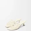 «Petal Anagram»-Slipper aus weichem Kalbsleder «Petal Anagram»-Slipper aus weichem Kalbsleder