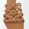 «Petal Anagram»-Slipper aus weichem Kalbsleder «Petal Anagram»-Slipper aus weichem Kalbsleder
