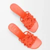 «Petal Anagram»-Slipper aus weichem Kalbsleder «Petal Anagram»-Slipper aus weichem Kalbsleder