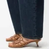 «Petal Anagram»-Slipper aus weichem Kalbsleder «Petal Anagram»-Slipper aus weichem Kalbsleder