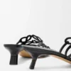 «Petal Anagram»-Slipper aus weichem Kalbsleder «Petal Anagram»-Slipper aus weichem Kalbsleder