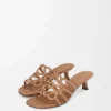 «Petal Anagram»-Slipper aus weichem Kalbsleder «Petal Anagram»-Slipper aus weichem Kalbsleder