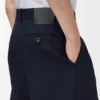 Plissierte Shorts aus Baumwolle und Leinen Plissierte Shorts aus Baumwolle und Leinen