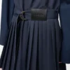 Plissiertes Kleid aus Baumwollmischung Plissiertes Kleid aus Baumwollmischung