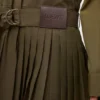 Plissiertes Kleid aus Baumwollmischung Plissiertes Kleid aus Baumwollmischung