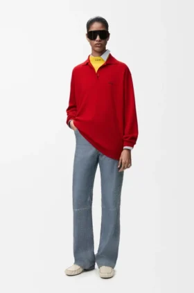 Polo-Pullover aus einer Kaschmir-Seiden-Mischung