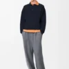 Polo-Pullover aus Wolle