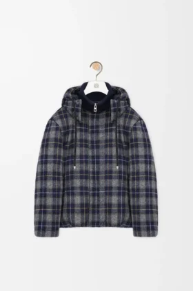 Pufferjacke aus Wolle