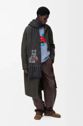 Pullover aus einer Woll-Mohair-Mischung