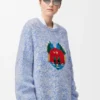 Pullover aus einer Woll-Mohair-Mischung