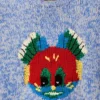 Pullover aus einer Woll-Mohair-Mischung