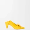 Pumps «Origami Con» mit Klappe hinten aus Lammleder Pumps «Origami Con» mit Klappe hinten aus Lammleder