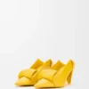 Pumps «Origami Con» mit Klappe hinten aus Lammleder Pumps «Origami Con» mit Klappe hinten aus Lammleder