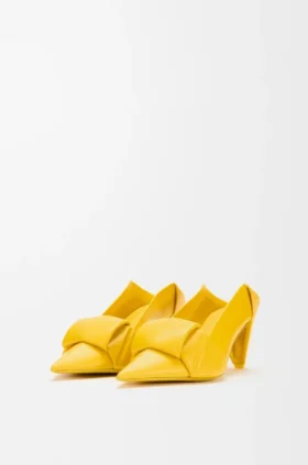 Pumps «Origami Con» mit Klappe hinten aus Lammleder