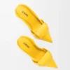 Pumps «Origami Con» mit Klappe hinten aus Lammleder Pumps «Origami Con» mit Klappe hinten aus Lammleder