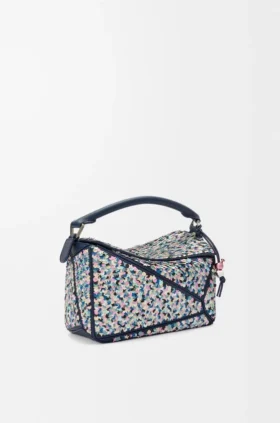Puzzle 10 Confetti-Tasche aus klassischem Kalbsleder