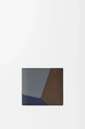 Puzzle-Portemonnaie im klassischen Kalbsleder-Design