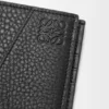 Puzzle-Portemonnaie mit zwei Fächern aus geschmeidigem, genarbtem Kalbsleder Puzzle-Portemonnaie mit zwei Fächern aus geschmeidigem, genarbtem Kalbsleder