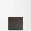 Puzzle-Portemonnaie zum Zusammenklappen aus klassischem Kalbsleder Puzzle-Portemonnaie zum Zusammenklappen aus klassischem Kalbsleder