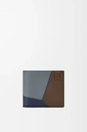 Puzzle-Portemonnaie zum Zusammenklappen aus klassischem Kalbsleder