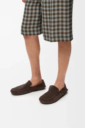 Rambla Driving Loafer aus Kalbsveloursleder