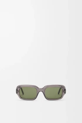 Rechteckige, schmale Sonnenbrille