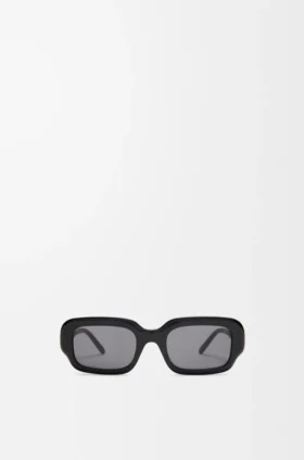 Rechteckige, schmale Sonnenbrille