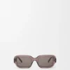 Rechteckige, schmale Sonnenbrille Rechteckige, schmale Sonnenbrille