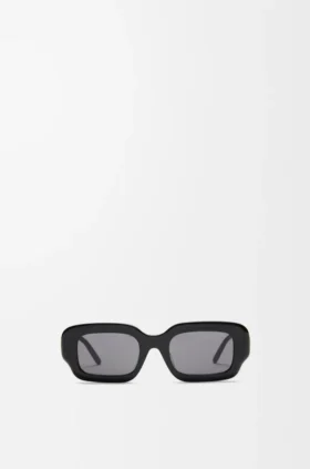Rechteckige, schmale Sonnenbrille