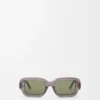 Rechteckige, schmale Sonnenbrille Rechteckige, schmale Sonnenbrille