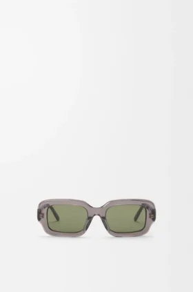Rechteckige, schmale Sonnenbrille