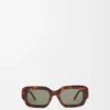 Rechteckige, schmale Sonnenbrille Rechteckige, schmale Sonnenbrille