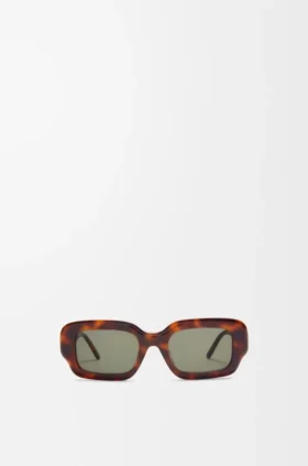 Rechteckige, schmale Sonnenbrille