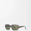 Rechteckige, schmale Sonnenbrille Rechteckige, schmale Sonnenbrille
