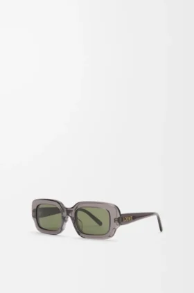 Rechteckige, schmale Sonnenbrille